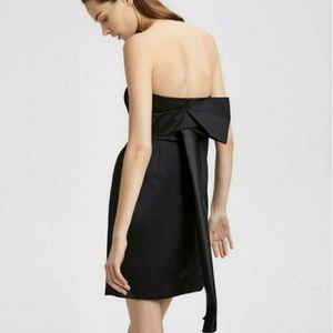 NEW THEORY Corset Strapless Tieback Dress Size 2